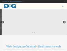 Tablet Screenshot of dream-webdesign.ro